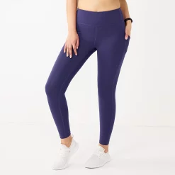 Women's Tek Gear® Ultrastretch High-Waisted Side Pocket 7/8 Leggings 41 Women's Tek Gear® Ultrastretch High-Waisted Side Pocket 7/8 Leggings -Tek Gear store 5576168 Maxwell Purple