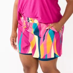 Plus Size Tek Gear® Interrupter Running Shorts 11 Plus Size Tek Gear® Interrupter Running Shorts -Tek Gear store 5636620 Pink Abstract