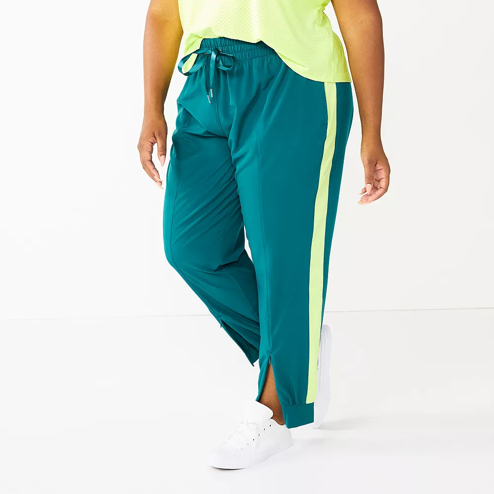 Plus Size Tek Gear® Zipper-Hem Woven Track Pants 3 Plus Size Tek Gear® Zipper-Hem Woven Track Pants