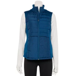 Women's Tek Gear® Mixed-Media Vest 18 Women's Tek Gear® Mixed-Media Vest -Tek Gear store 5653460 Blue Crayon Dot