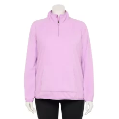 Plus Size Tek Gear® Microfleece Quarter-Zip Top 9 Plus Size Tek Gear® Microfleece Quarter-Zip Top -Tek Gear store 5656194 Little Lavender