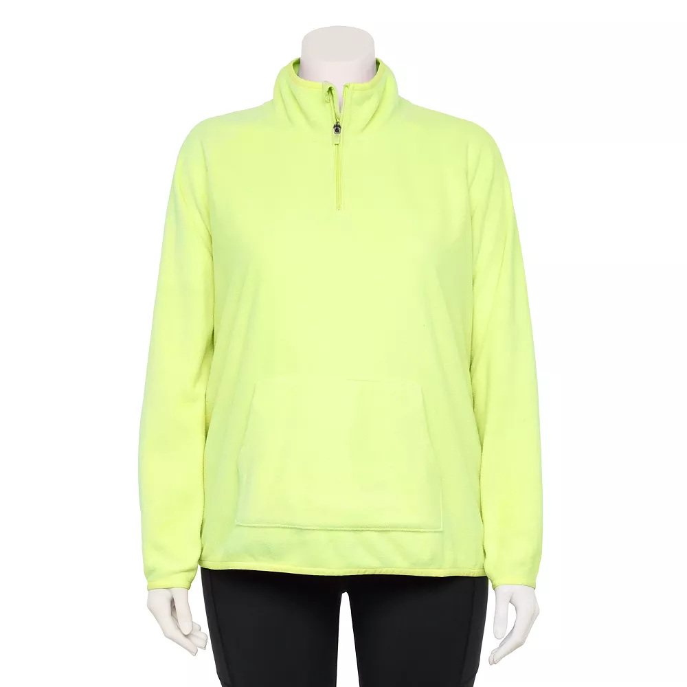 Plus Size Tek Gear® Microfleece Quarter-Zip Top 4 Plus Size Tek Gear® Microfleece Quarter-Zip Top - Image 2