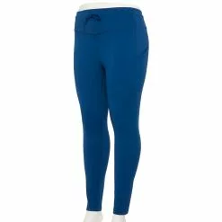 Plus Size Tek Gear® Ultrastretch Drawstring-Waist Leggings 12 Plus Size Tek Gear® Ultrastretch Drawstring-Waist Leggings -Tek Gear store 5662889 Blue Crayon