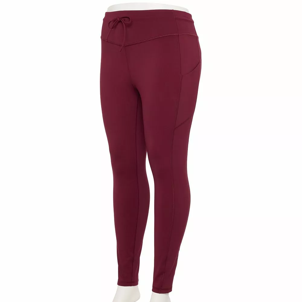 Plus Size Tek Gear® Ultrastretch Drawstring-Waist Leggings 7 Plus Size Tek Gear® Ultrastretch Drawstring-Waist Leggings - Image 5