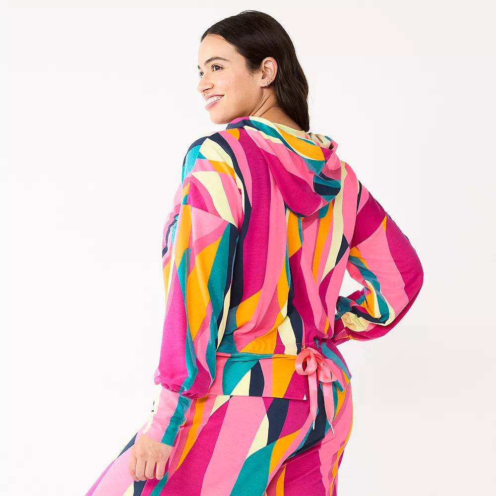 Women's Tek Gear® French-Terry Cropped Hoodie 8 Women's Tek Gear® French-Terry Cropped Hoodie - Image 6