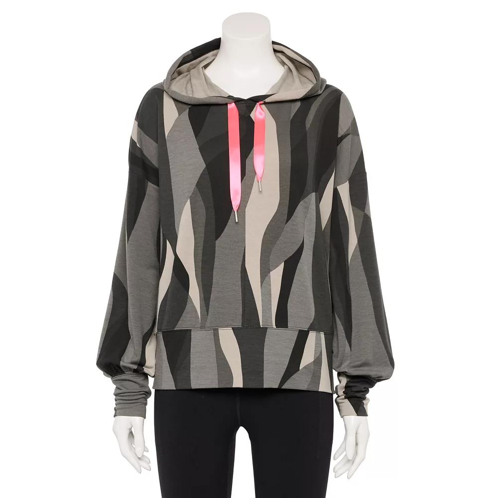 Women's Tek Gear® French-Terry Cropped Hoodie 3 Women's Tek Gear® French-Terry Cropped Hoodie