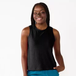 Women's Tek Gear® Cinched-Back Tank 12 Women's Tek Gear® Cinched-Back Tank -Tek Gear store 5671137 Black