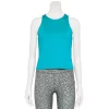 Women's Tek Gear® Crop Running Tank 2 Women's Tek Gear® Crop Running Tank -Tek Gear store 5671512 Tremendous Teal