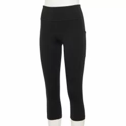 Petite Tek GearĀ® Ultrastretch Pocket High-Waisted Capri Leggings