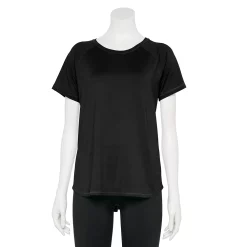 Women's Tek Gear® Adaptive Workout Tee 14 Women's Tek Gear® Adaptive Workout Tee -Tek Gear store 5913948 Mineral Black