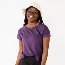 Women's Tek Gear® Core Raglan Tee -Tek Gear store 5942070 Grape Grenache